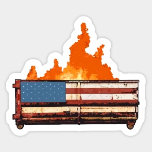 American Dumpster Sticker